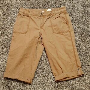 Carhartt Relaxed Fit Classic Tan Crop Pants Size 14